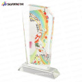 China Supplier Classic sublimation crystal wedding gift crystal trophy